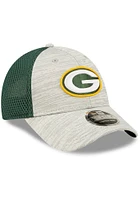 New Era Green Bay Packers Active 9FORTY Adjustable Hat - Grey