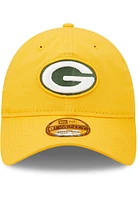 New Era Green Bay Packers Core Classic 2.0 Adjustable Hat - Gold