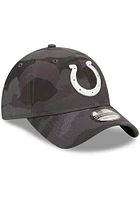 New Era Indianapolis Colts Camo Core Classic 9TWENTY 2.0 Adjustable Hat - Black