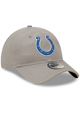 New Era Indianapolis Colts Core Classic 2.0 Adjustable Hat - Grey