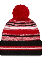 New Era Cincinnati Reds Red Sport Pom Mens Knit Hat