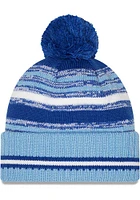 New Era Kansas City Royals Blue Sport Pom Mens Knit Hat