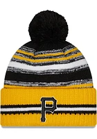 New Era Pittsburgh Pirates Gold Sport Pom Mens Knit Hat