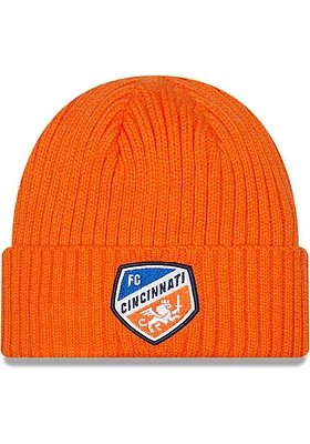 New Era FC Cincinnati Orange Core Classic Mens Knit Hat