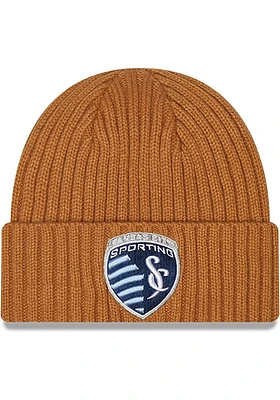New Era Sporting Kansas City Brown Core Classic Mens Knit Hat