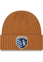 New Era Sporting Kansas City Brown Core Classic Mens Knit Hat