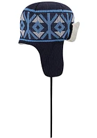 New Era Sporting Kansas City Navy Blue Trapper Mens Knit Hat
