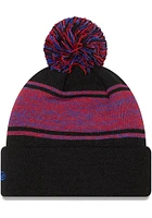 New Era Philadelphia 76ers Black Chilled Pom Mens Knit Hat