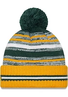 New Era Baylor Bears Green Sport Pom Mens Knit Hat