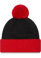 New Era Cincinnati Bearcats Black Confident Pom Mens Knit Hat