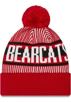 New Era Cincinnati Bearcats Red Striped Mens Knit Hat