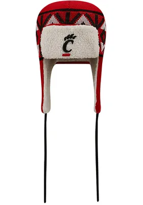 New Era Cincinnati Bearcats Red Trapper Mens Knit Hat