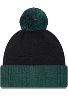 New Era Michigan State Spartans Black Confident Pom Mens Knit Hat