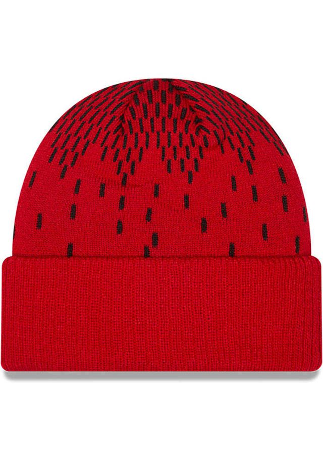 New Era Ohio State Buckeyes Red Freeze Mens Knit Hat