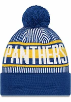 New Era Pitt Panthers Blue Striped Mens Knit Hat