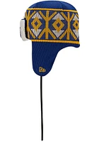 New Era Pitt Panthers Blue Trapper Mens Knit Hat