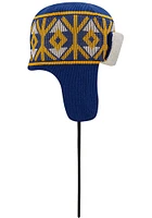 New Era Pitt Panthers Blue Trapper Mens Knit Hat