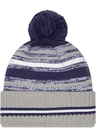 New Era Villanova Wildcats Grey Sport Pom Mens Knit Hat