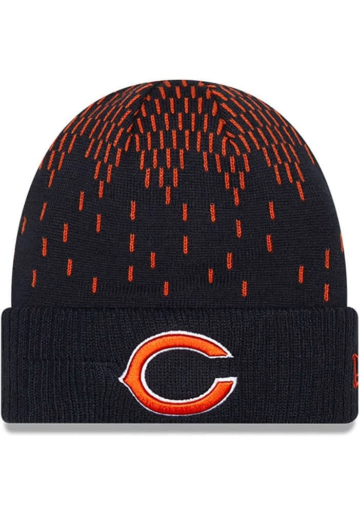 New Era Chicago Bears Navy Blue Freeze Mens Knit Hat