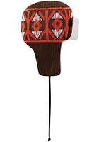 New Era Cleveland Browns Brown Trapper Mens Knit Hat