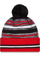 New Era Chicago Bulls Red Sport Pom Mens Knit Hat