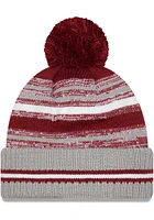 New Era Arkansas Razorbacks Red Sport Pom Mens Knit Hat