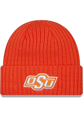 New Era Oklahoma State Cowboys Orange Core Classic Mens Knit Hat