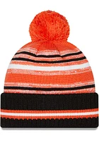 New Era Oklahoma State Cowboys Black Sport Pom Mens Knit Hat