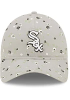 New Era Chicago White Sox Grey Floral 9TWENTY Womens Adjustable Hat