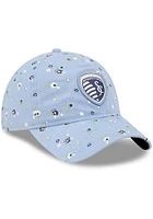 New Era Sporting Kansas City Light Blue Floral 9TWENTY Womens Adjustable Hat