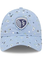 New Era Sporting Kansas City Light Blue Floral 9TWENTY Womens Adjustable Hat