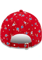 New Era Kansas Jayhawks Red Floral 9TWENTY Womens Adjustable Hat