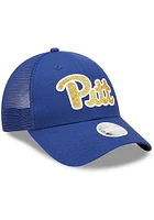 New Era Pitt Panthers Blue Logo Spark 9FORTY Womens Adjustable Hat