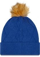 New Era Chicago Cubs Blue Snowy Womens Knit Hat