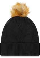 New Era Chicago Bulls Black Snowy Womens Knit Hat