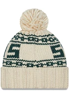 New Era Michigan State Spartans White Sport Womens Knit Hat