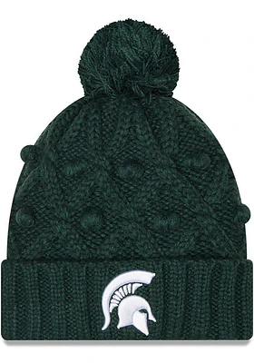 New Era Michigan State Spartans Green Toasty Womens Knit Hat