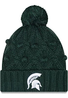 New Era Michigan State Spartans Green Toasty Womens Knit Hat