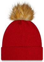 New Era Texas Tech Red Raiders Red Snowy Womens Knit Hat