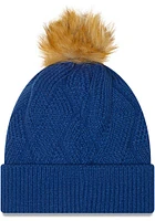 New Era Indianapolis Colts Blue Snowy Womens Knit Hat