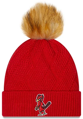 New Era St Louis Cardinals Red Sport Womens Knit Hat