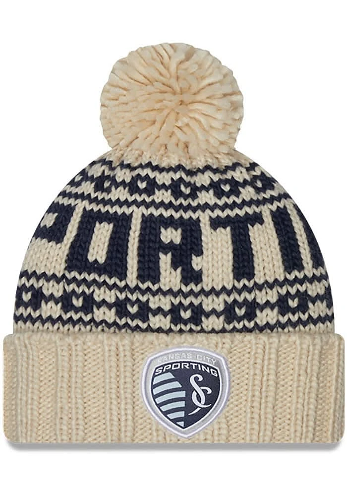 New Era Sporting Kansas City White Sport Womens Knit Hat