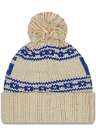 New Era Detroit Pistons White Sport Womens Knit Hat