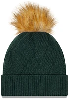 New Era Baylor Bears Green Snowy Womens Knit Hat