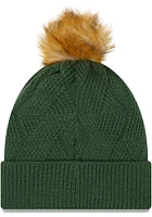 New Era Green Bay Packers Green Snowy Womens Knit Hat