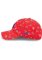 New Era Philadelphia 76ers Blue Floral 9TWENTY Womens Adjustable Hat
