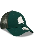 New Era Michigan State Spartans Green Logo Spark 9FORTY Womens Adjustable Hat