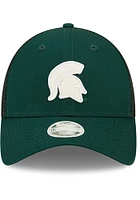 New Era Michigan State Spartans Green Logo Spark 9FORTY Womens Adjustable Hat