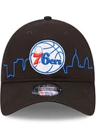 New Era Philadelphia 76ers 2022 Tip Off 9TWENTY Adjustable Hat - Black