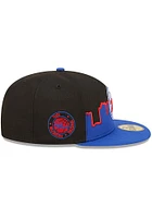 New Era Philadelphia 76ers Mens Black 2022 Tip Off 59FIFTY Fitted Hat